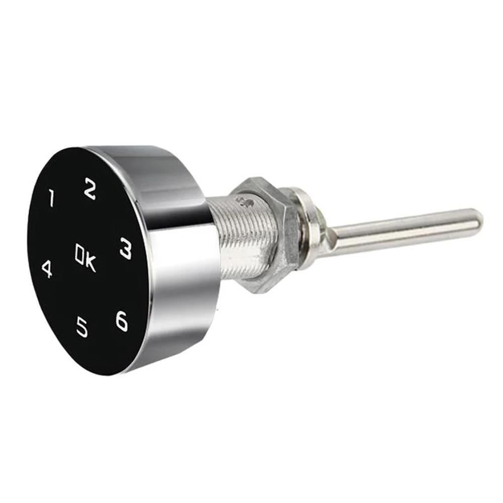 Multi-purpose Office Desk Wardrobe Drawer Lock 5*3.75cm Smart Touch Screen Password Lock For Various Furniture Types