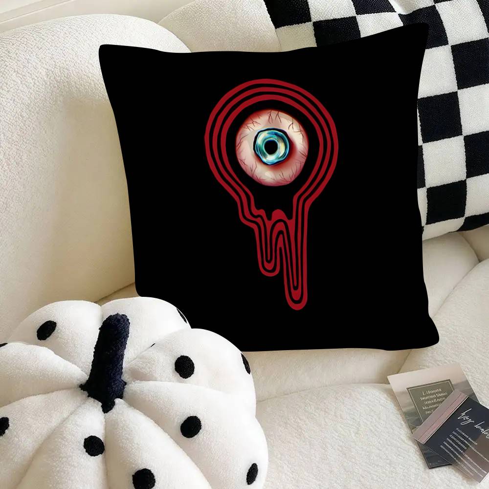Horror Game Mouthwashing Pillow Case Fashion Square Pillowcase Bedroom Sofa Room Ins Decoration Leisure