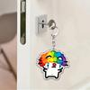 Various Cute Cartoon Cat Acrylic Keychains, Perfect As Gifts for Friends Or As Couple Charms.