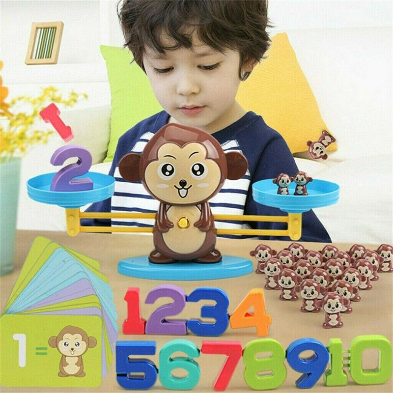 Math Educational Counting Balance Toy For Kids Toddler Preschool Game Number