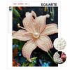 Pearl Flower Painting Handmade Creative Projects. Home Wall Decoration.
