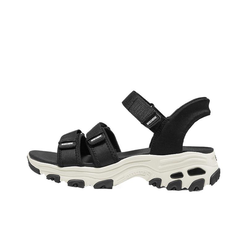 Skechers Sport Comfort Sandals Comfortable Versatile Beach Sandals Women sandals 163651-BLK 36