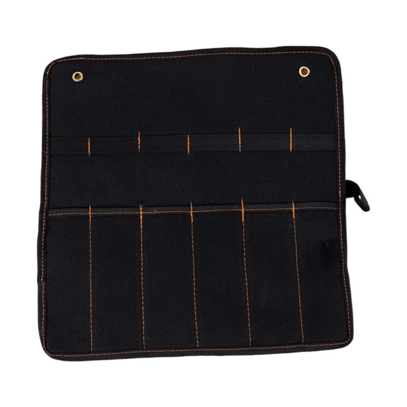 Chisel Carrying Case Organizer Canvas Wrench Pouch For Cutter Hammer Gouges Carpenter Pocket Tool Roll Holder