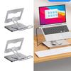 10 Port Laptop Dock Holder with 4K60hz Output USB3.0x3 Support and PD100W Charging 360 Degree Rotation Holder