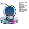 Car Phone Holder with Light Wireless Charging Mount RGB Ambient 15W Fast Stand Magnetic Charger Vacuum Suction Cellphone Accessories