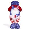Gnome Doll Ornament with Star-Spangled Banner Glasses - Independence Day Decoration, Exquisite Non-Woven Festival Gift