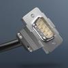 Gold Plated DB9 Serial Straight Connection Cable 28AWG Male Female 9-pin RS232 Data Wire Line for Computers