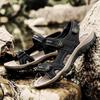 Store Ægte Læder Herre Sandaler Sommer Herre Strand Sandaler Udendørs Sandaler Til Mænd