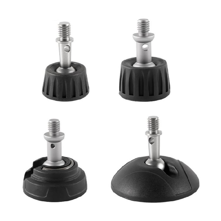 Rubber Tripod Foot 34/37/50/68mm Universal Tripod Foot Pad 360 Degree Rotating