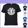 Premium Cotton Blend Short Sleeve T-shirt With Element Printing For Men Unisex