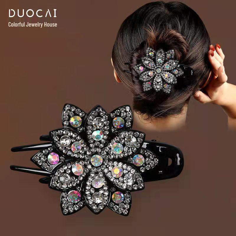 Strass Schnabelspange Klaue: Hochsteckfrisur Fixierer Haarklammer & Haarnadel Kopfschmuck