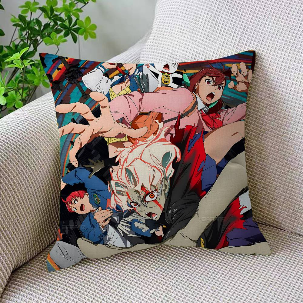 Anime DAN DA DAN Lucky Dragon Pillow Cover Sofa Cushion Cover Home Room Decoration Children Gift