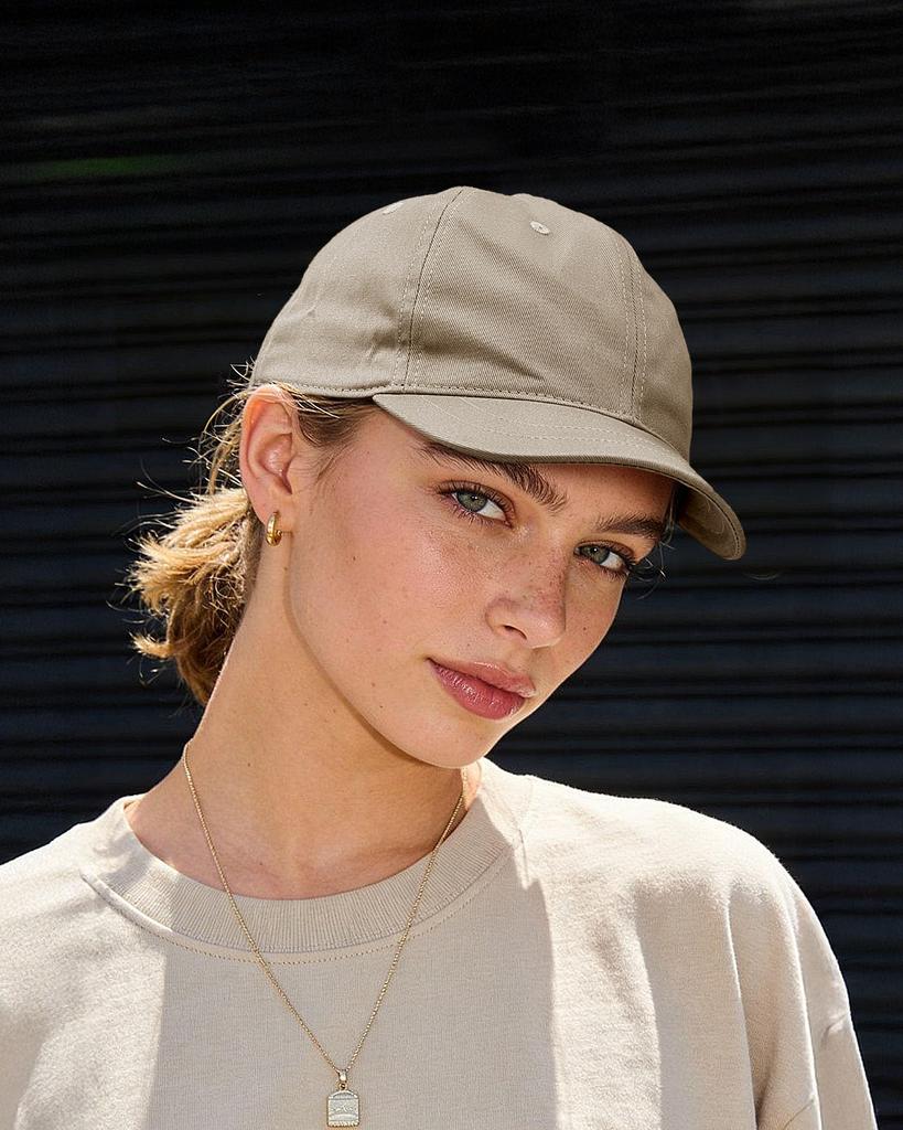 Croogo Kappe Kurzer Schirm Einfach Weich Baseballkappe Lässig RD02-Khaki