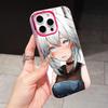 Arknights Grani Jelly Double layer Rose Red Mobile Phone Case for iPhone 17 16 15 14 13 12 11 Air Pro Max Plus Protective