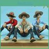One Piece Luffy Car Decoration Figure Pvc Material Perfect For Anime Fans