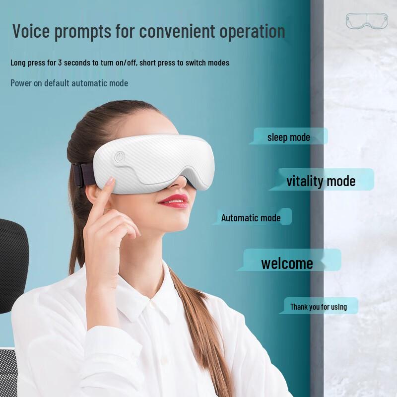 Mingzhen Smart Eye Massager with Heat and Air Compression CN plug (adapter included)