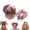 TikTok Heatless Curling Rod & Cap Set for Effortless Large Waves While Sleeping