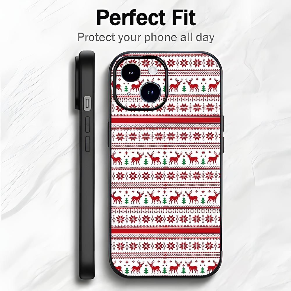 Anime Merry Christmas Art Phone Case Phone Case Soft Packaging Lightweight For iPhone17 16 15 14 13ProMax