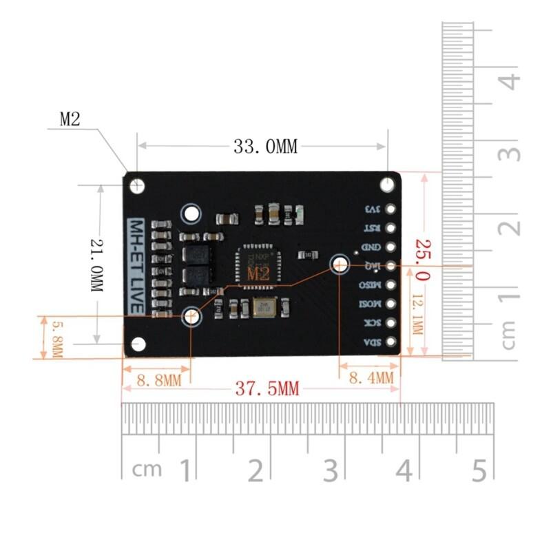 Modul RFID RC522 mini kituri S50 13,56 Mhz 6cm cu etichete SPI Scriere Citire pentru arduino uno 2560