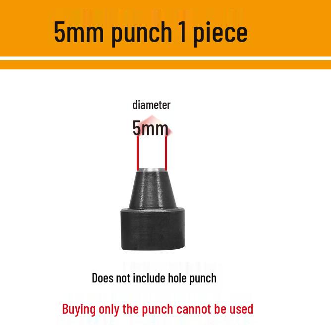 Gürtel- & Uhrenarmband Lederlochzange - Multifunktionales Siebenloch-Manuelles Stanzwerkzeug