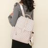 A New Fashionable Backpack for Women with Retro Printed Letters and Large Capacity