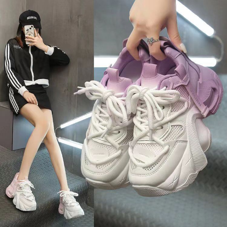 

МОДНАЯ ОБУВЬ, мужские дышащие спортивные кроссовки, спортивные кроссовки для бега, уличные женские теннисные кроссовки для тренажерного зала 35 лавандовый