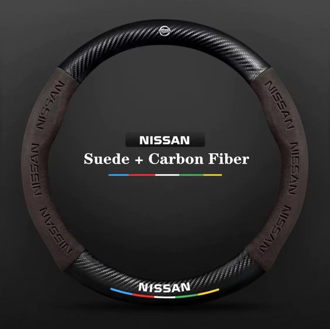 

Car Steering Wheel Cover For Nissan 350z 370z altima Armada Frontier Kicks Leaf nismo pulsar Qashqai J10 J11 Juke Murano Teana For Nissan