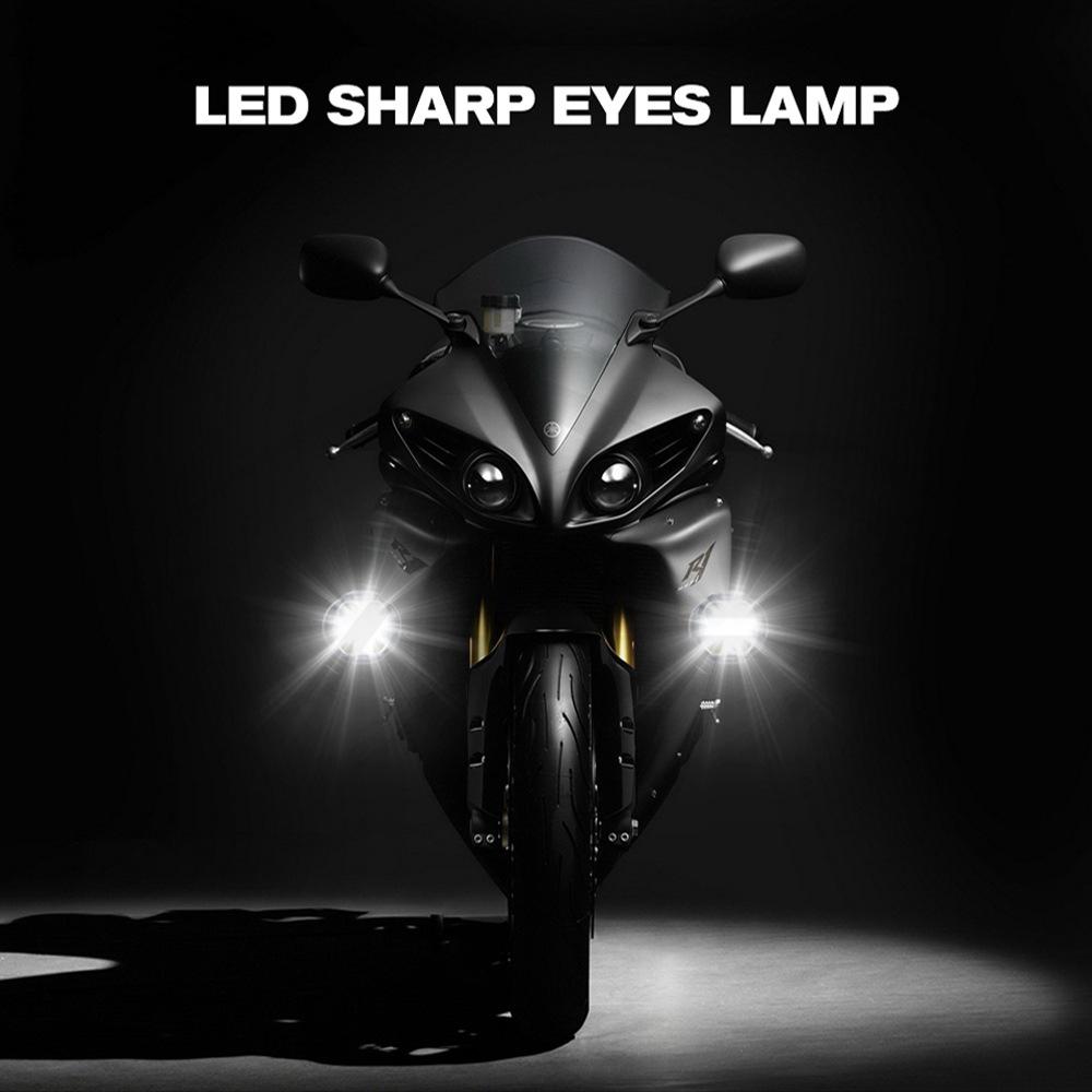 Super Bright Motorcycle Car Light 18 LED 40W Light Headlight Spotlights Headlamp
