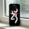 Cool  B-BrowningS Phone Case For iPhone 17,16,15,14,13,12,11 Plus,Pro Max,XS,Colored Silver Plated Inside Cover