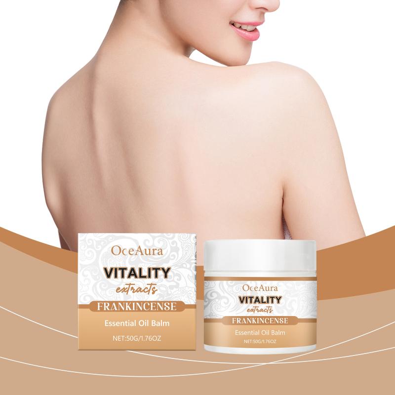 OceAura Frankincense Cream Soothes Dry Skin Moisturizes Locks Water Nourishes Softens and Shines Moisturizing Care Cream