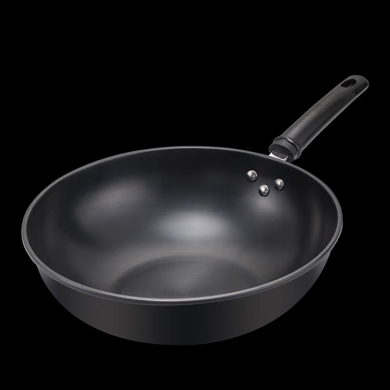 Zhang Xiaoquan Dongpo Family Black Gold Iron Wok 32cm