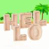 Wooden Letters Piggy Bank DIY Creativity Coin Banknotes Children's Money Box Funny Money Organizer Storage Box Home Decors