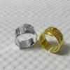 European High-End Irregular Hammered Texture Geometric Simple Open Ring