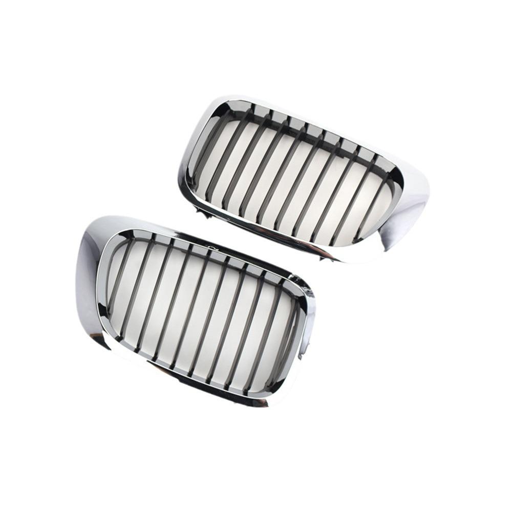 Chromovaná přední maska s jedním příčným pruhem pro BMW řady 3 E46 1998-2001