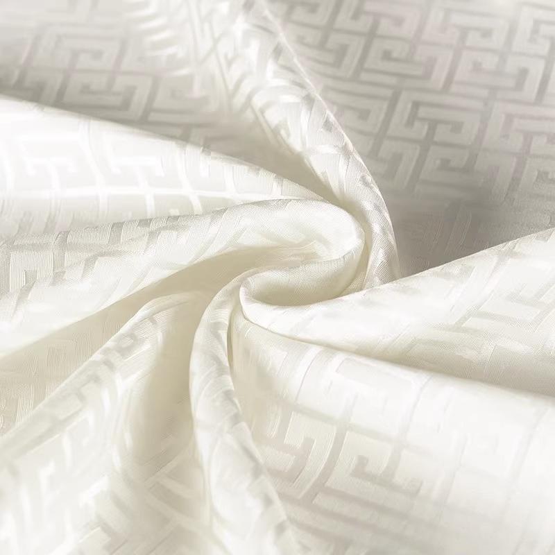 50x150cm Vintage Jacquard Fabric Plaid Acetate Cloth Glossy Wrinkle Resistant Suit Dress Cloth for Diy Apparel Sewing Material