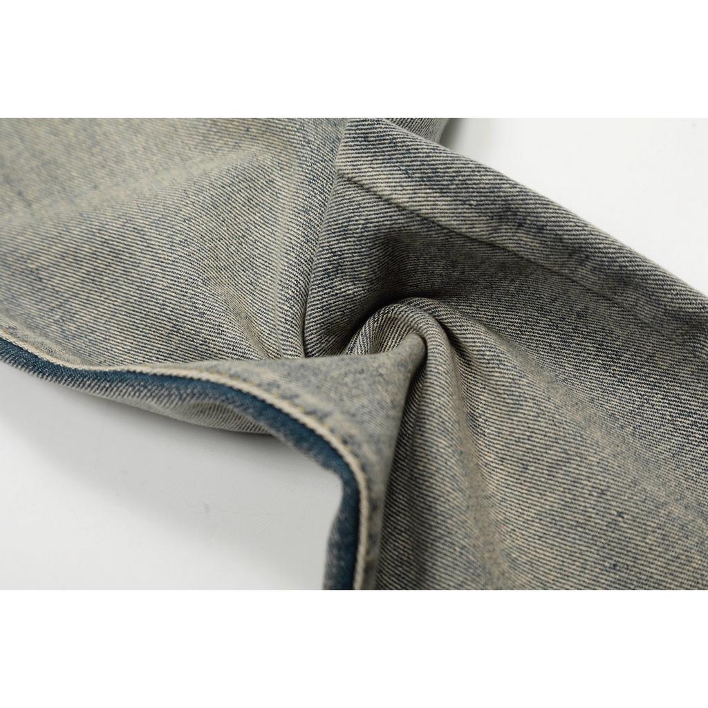 M15 Amiri Herren- und Damen-Jeans im amerikanischen Stil mit Stoffflicken, Löchern, Stickereien, lässige und modische High-Street-Hosen