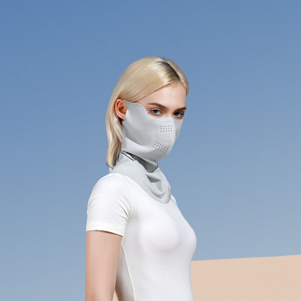 Anti-UV Sunscreen Face Mask Thin Half Face Cover Scarf Face Cover Mask Women's