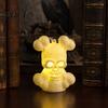 Gothic Home Ornament Halloween Skull Night Light, LED Skeleton Decorative Candle Light for Lantern Haunted House, Spooky Party Tabletop Decor,