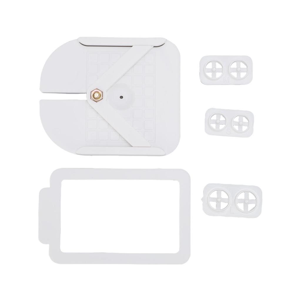 Stecker-Einbettungswerkzeug-Set Kunststoff 3 Größen Rund Tonstecker-Ausstecher V-Form Positionierungswerkzeug für Tonschmuck Ohrring