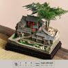 New Zen Bonsai Ornaments for Living Room or Office - Porcelain Micro-Landscape Decor for Bookcase and Desktop.