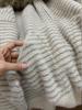 Women's Hooded Plush Casual Striped Sweater For Autumn And Winter