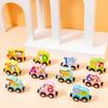 Kids Wooden Magnetic Train Toy Number Animal Vehicle Dinosaur Fruit Vegetable Preschool Learning Toddlers Educational Locomotive Carriages Toy