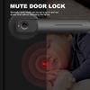 Schwarzes Fingerabdruck-Türschloss Keyless Entry Sicher Zuhause Biometrisches Fingerabdruck Elektrischer Griff Türschloss Smart Home Türschloss