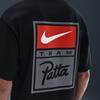 Nike x Patta Collaboration Men's Casual Crew Neck Short Sleeve T-Shirt in Black