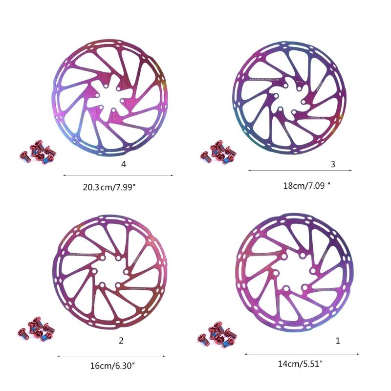 Cycling Spacers Brake Disc Pad Bikes Disc Brake Bikes Rotor with Bolts