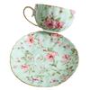 European Ceramic Floral Coffee & Tea Cup Set with Saucer – Home Use for English Afternoon Tea