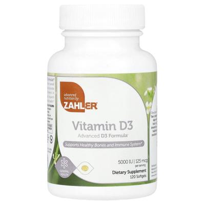 Vitamin D3, Fortschrittliche D3-Formel, 125 mcg (5.000 IE), 120 Weichkapseln