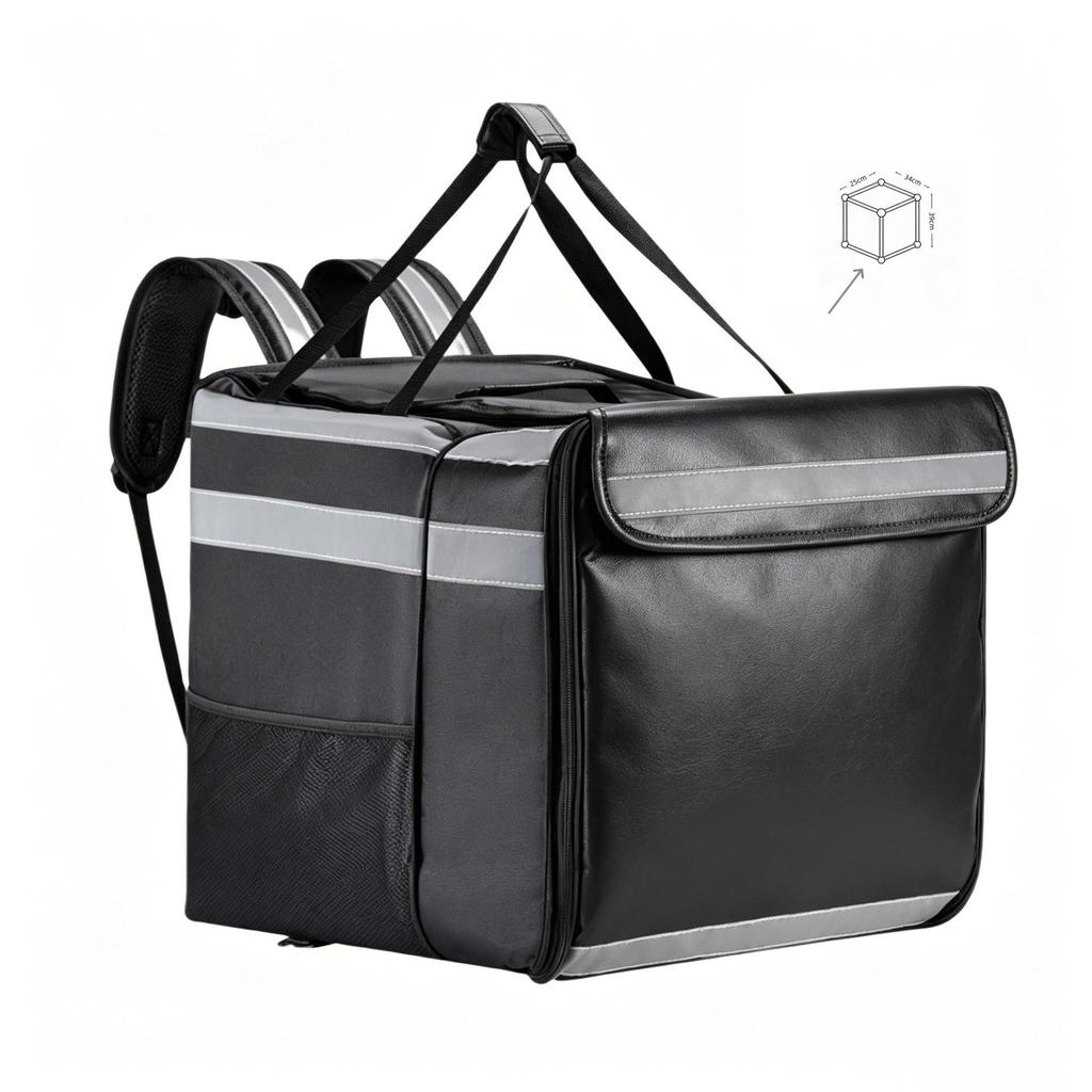 Meituan Isolierter doppelwandiger Lieferrucksack für Take-away & Lebensmittel