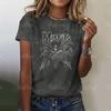 Women's street fashion T-shirt cartoon animal 3D printed short sleeved versatile casual loose round neck top women's clothing