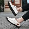 Herrskor Casual Bekväma Slip on Loafers Flats Mockasiner Promenad Höst Dropshipping